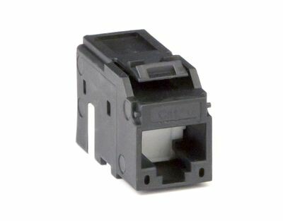 Модуль Keystone RJ45 CAT6A неэкранированный, черный (форм-фактор МС) RNK6AUBK