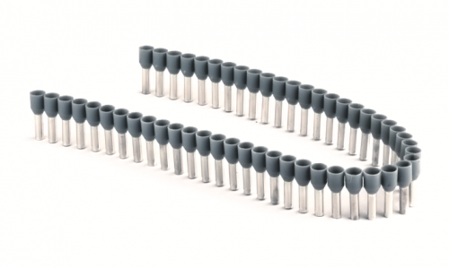 Наконечник-гильза 8 мм с изолир.фланцем 2,50 кв.мм серый (НШВИ-Л) 2ART705