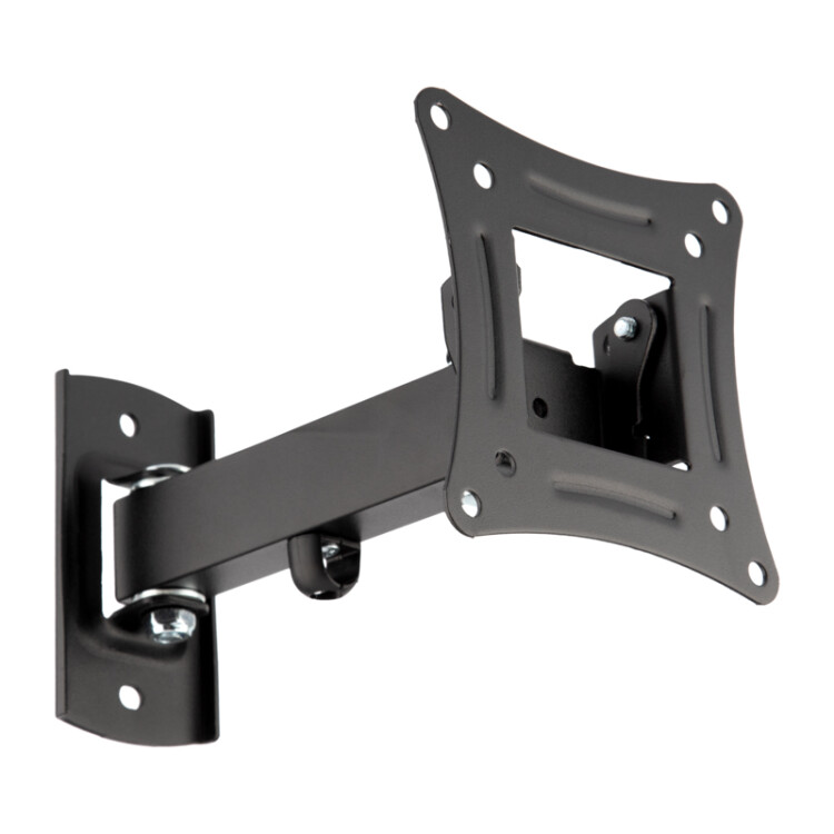 Кронштейн для телевизора 10"-27", наклонно-поворотный, 1 колено, серия HOME 38-0053