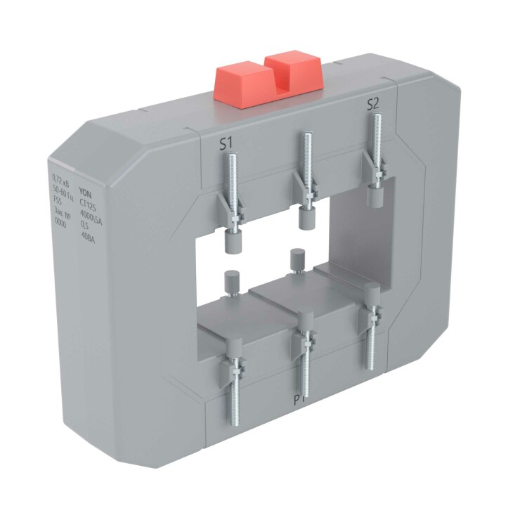 Трансформатор тока CT125 3000/5А, класс точности-0.2S, мощность -30ВА CT125-3000-0.2S-30