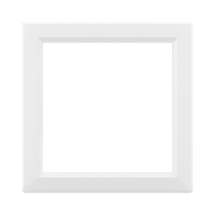 Декоративная вставка для металлических рамок "Avanti", белая, 1 пост (2 мод.) 4400852D