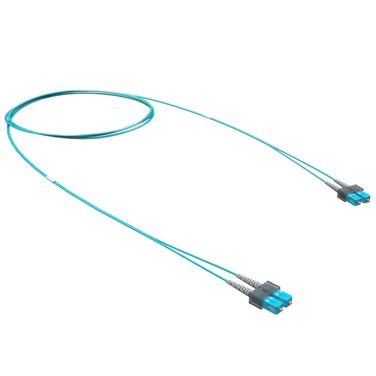 Оптический коммутационный шнур Duplex SC/UPC-SC/UPC, 50/125 (OM3), 1 м RNPC53DCC1