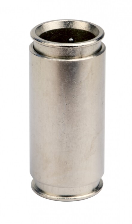 Муфта труба-труба д.16мм, IP66/IP67, никелированная латунь 6110-16N