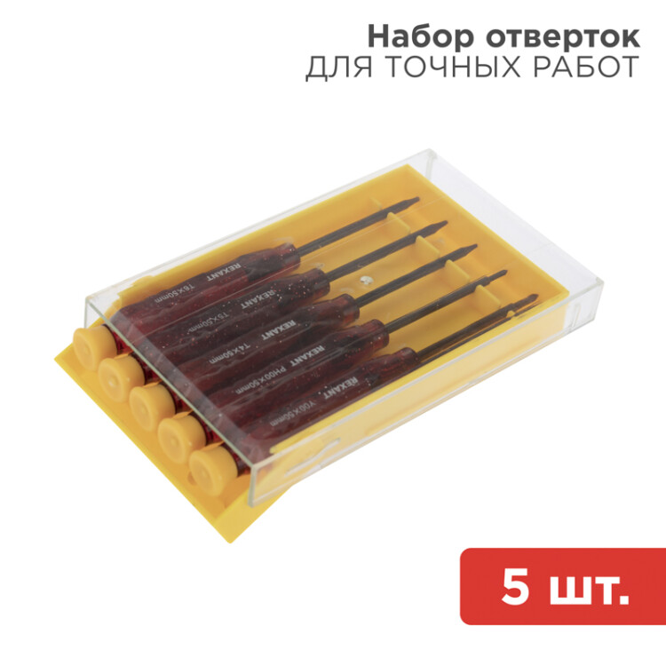 Фото товара Набор отверток для точных работ 5 предметов 12-4750