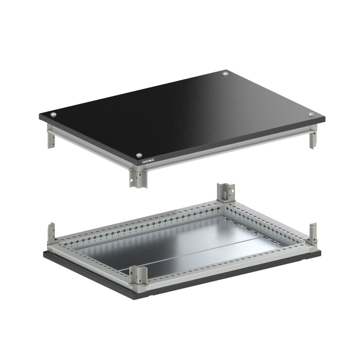 Комплект, крыша и основание, для шкафов nCQE, 1200 x 500 мм R5NKTB125