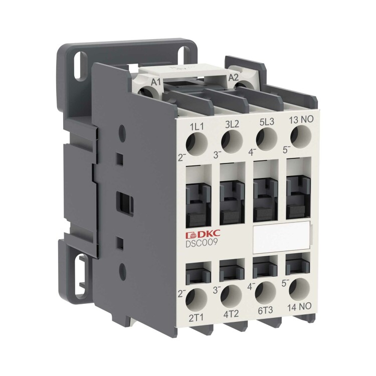 Магнитный контактор YON DSC009 9A 4кВт AC3 3P кат.24В AC 1НО DSC009-3C10A024