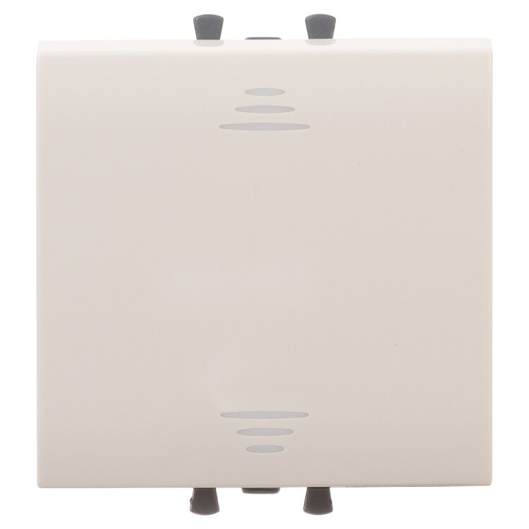 Переключатель одноклавишный модульный, "Avanti", "Ванильная дымка", 2 модуля 4405112