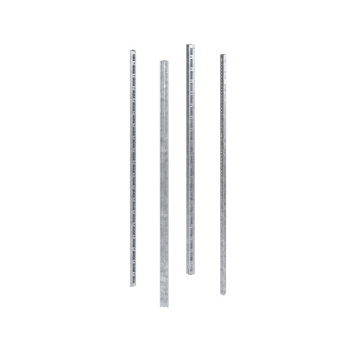 Стойки вертикальные оцинкованные, В=2200мм, без дополнительных креплений, 4шт R5GMN22