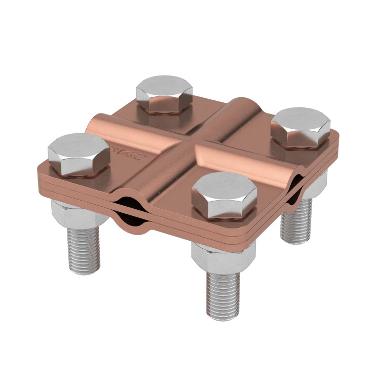 Соединитель пруток-пруток, D8 мм, медь NG3104CU