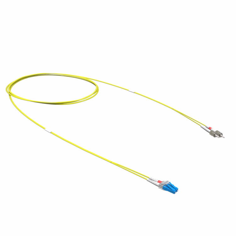 Оптический коммутационный шнур переходной Duplex LC-UPC/ST-UPC, 9/125 OS2, 1 м RNPC9DSULU1