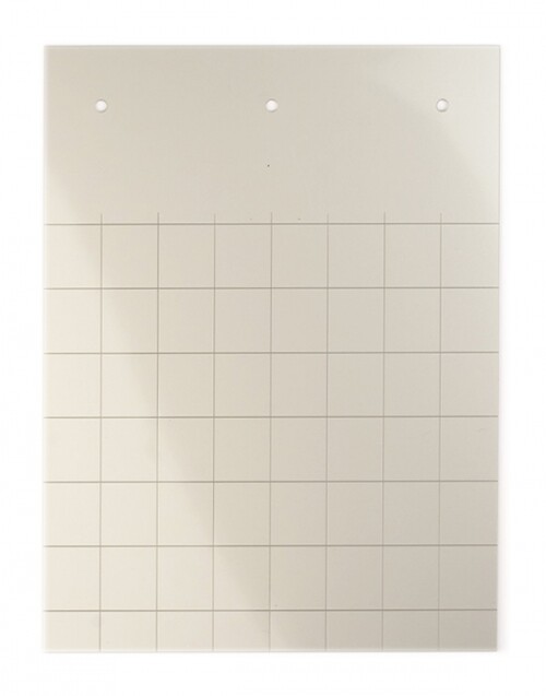 Табличка полужесткая. Установка в держатель. Для маркировки модульного оборудования. ПВХ-0,5. Серебристый TAS1715M