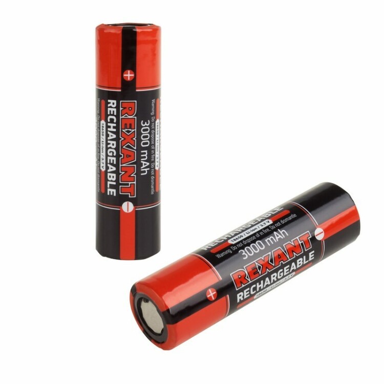 Фото товара Аккумулятор Li-ion 18650 3.7V 3000 mAH 2 шт. блистер 30-2035-05