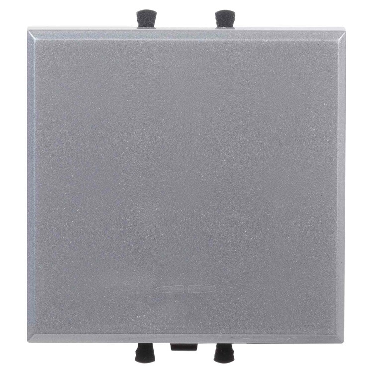 Инвертор одноклавишный модульный, "Avanti", "Закаленная сталь", 2 модуля 4404122