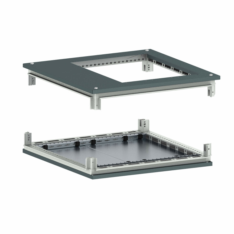 Крыша с фланцем и основание для 19" IT-CQE 800x1000, RAL7011 R5RKTB810FIT