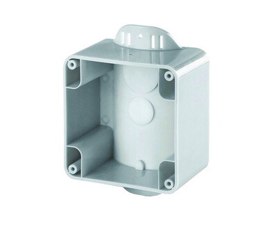 Коробка на столб. Монтаж сбоку DIS137141