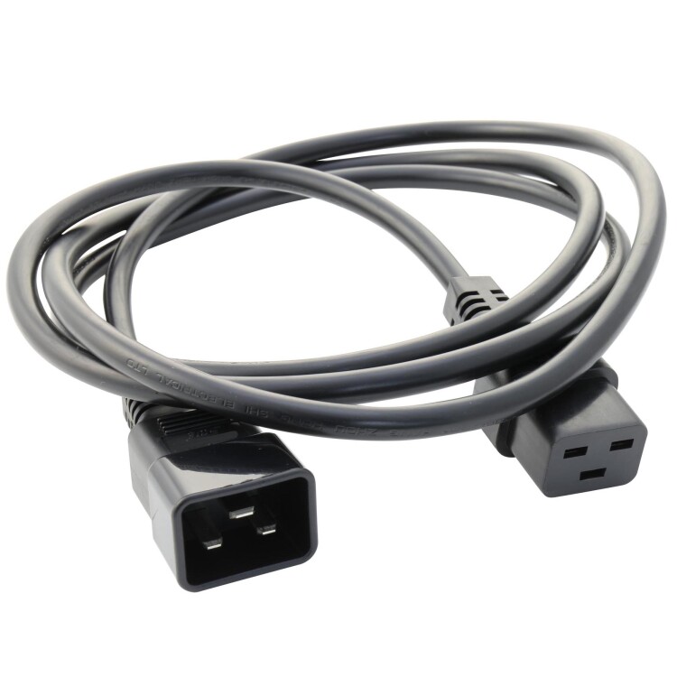 Кабель питания ДКС, IEC 60320 С19 - IEC 60320 C20, 1.8 м, сечение 3 x2,5 мм R5CORD9018