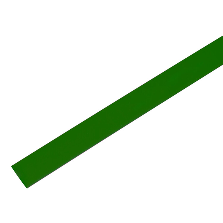 Трубка термоусаживаемая ТУТ 12,0/6,0мм, зеленая, 1м, 55-1203