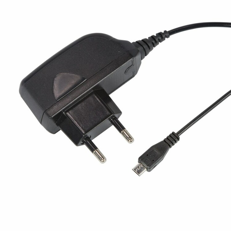 Фото товара Сетевое зарядное устройство microUSB 220 В (СЗУ) (5 V, max: 1500 mA) шнур 1.2 м черное 16-0260-1