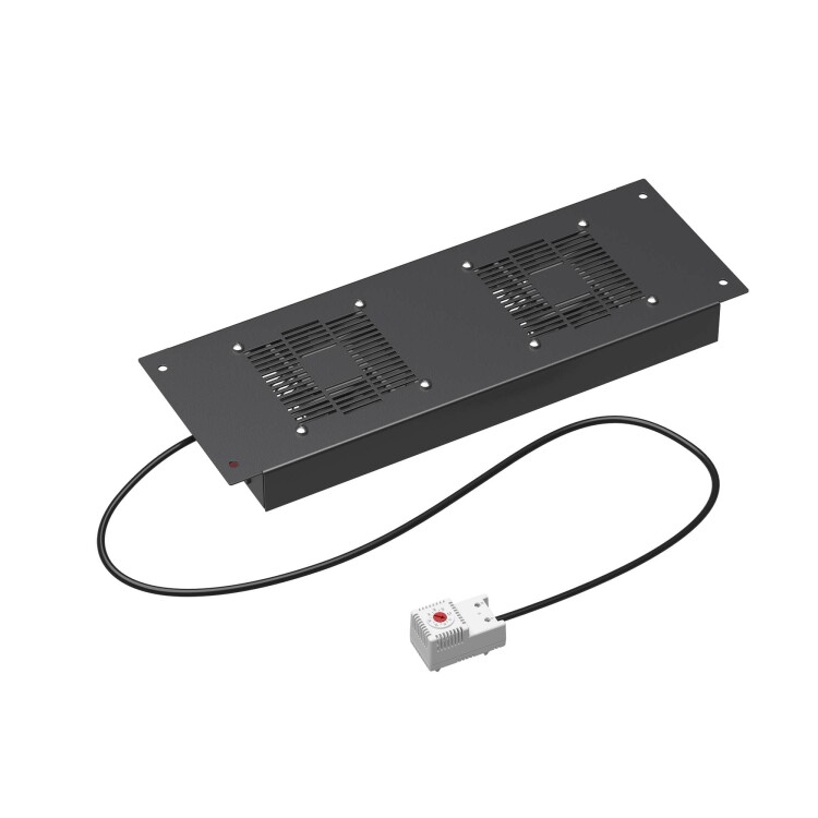 Потолочный модуль 2 вентилятора с термостатом для крыши навесных и напольных 19" R5VSIT6002FTB