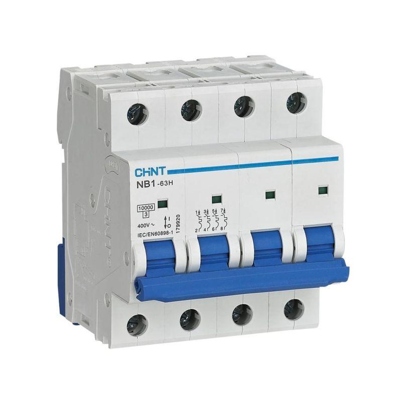 Авт. выкл. NB1-63H 4P 10А 10кА х-ка C (R) 179908