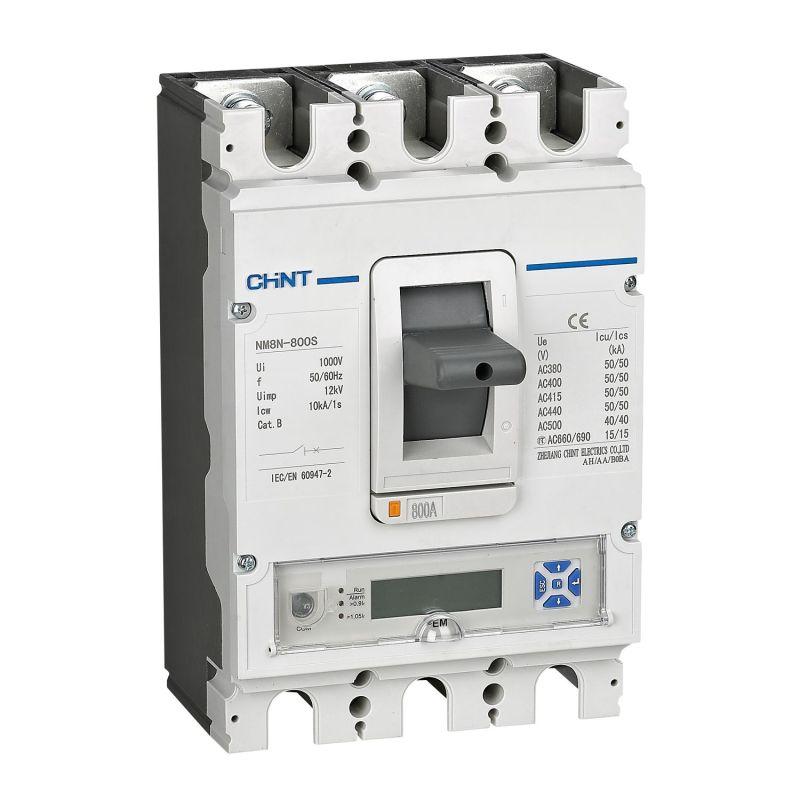 Выключатель автоматический 3п 100А 50кА NM8N-250S EM с электрон. расцеп. LCD CHINT 271383