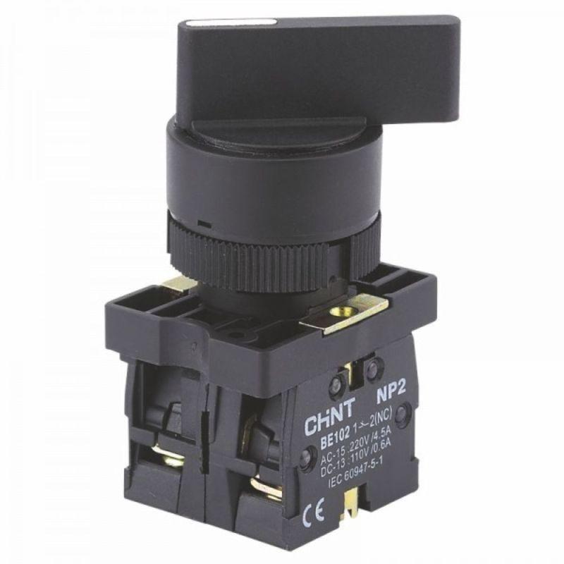 Переключатель NP2-EJ53 3 полож. с возвратом 2НО IP40 574828