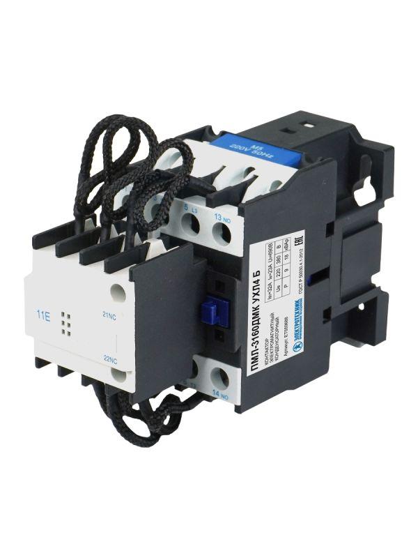 Контактор ПМЛ-3160ДМК УХЛ4 Б 32А кат. 220В AC 1НО+1НЗ IP20 18кВАр ET559688