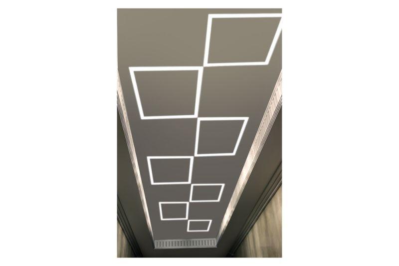 Светильник-рамка светодиодный LBS-2302 45Вт 6500К 5000лм блок питания в компл. бел. 13986