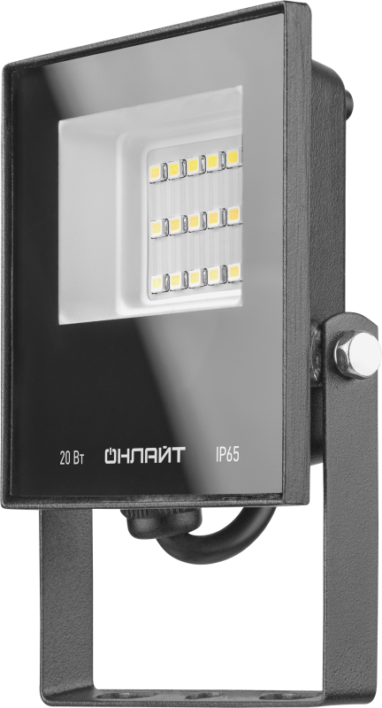 Прожектор светодиодный 61 946 OFL-20-4K-BL-IP65-LED 20Вт 4000К IP65 1600лм черн. 61946
