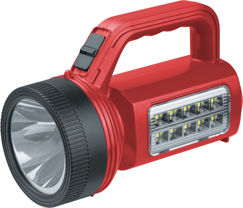 Фото товара Фонарь-прожектор кемпинговый 93 893 NPT-SP34-ACCU 1LED 3Вт+10LED 5Вт lead-acid 0.6 93893