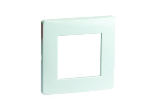 Рамка 1-м 2мод. Brava бел. RAL9016 75010W
