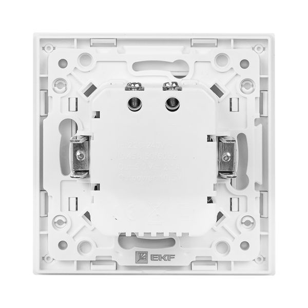 Розетка USB 2-м Стокгольм 2.1А механизм бел. PROxima EYR16-028-10-2USB
