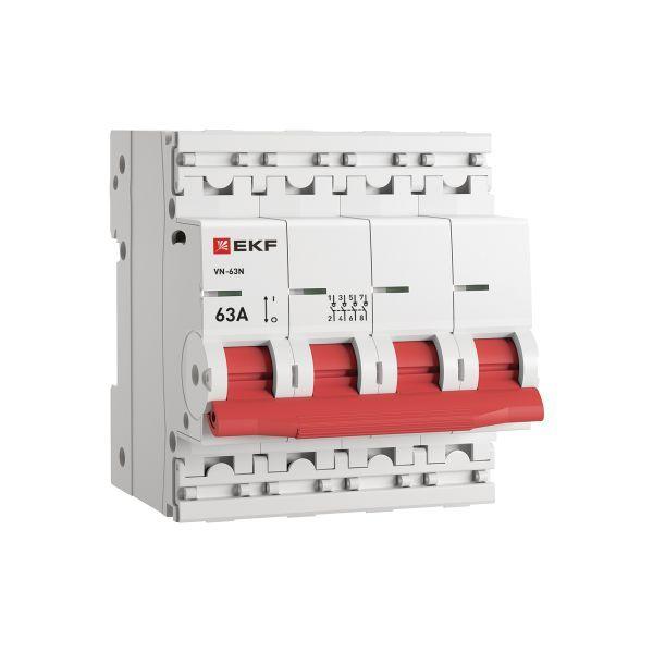 Выключатель нагрузки 4п 63А ВН-63N PROxima S63463