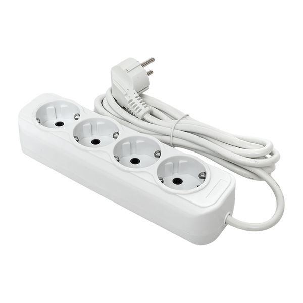 Удлинитель "Эксперт" 4 гнезда 2 метра 13А/3,0кВт с заземлением ПВС 3х1 PROxima UBA16-310-4-02