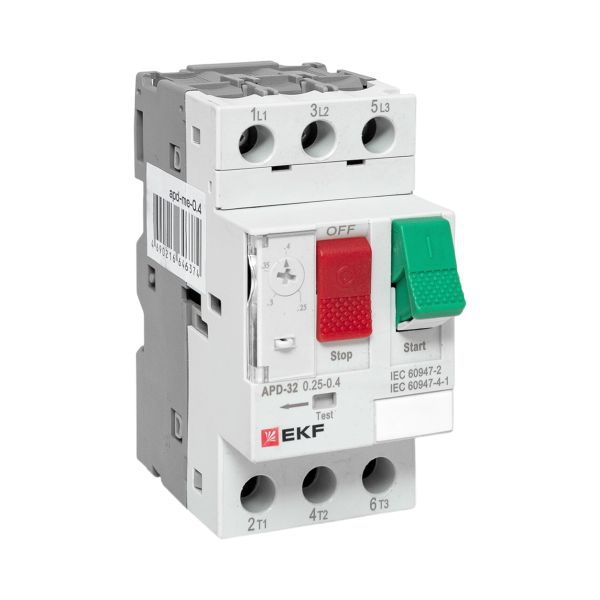 Автомат пуска двигателя АПД-32 0,25-0,4А EKF apd-me-0.4
