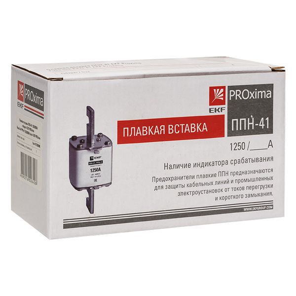 Вставка плавкая ППН-41 1250/800А габарит 4 PROxima fus-41/1250/800