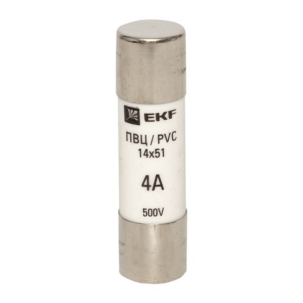 Вставка плавкая цилиндрическая ПВЦ 14х51 4А pvc-14x51-4