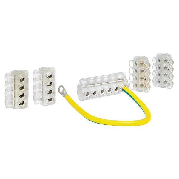 Фото товара Комплект клеммников SV15.5 4хKE10.1+1хKE10.3 (Al 10-35/Cu 1.5-25) для сетей уличного освещения PROxima sv-15.5