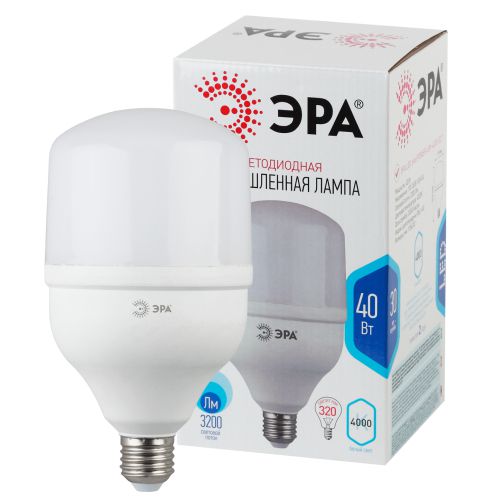 Лампа светодиодная высокомощная STD LED POWER T120-40W-4000-E27 40Вт T120 колокол 4000К нейтр. бел. E27 3200лм Б0027005