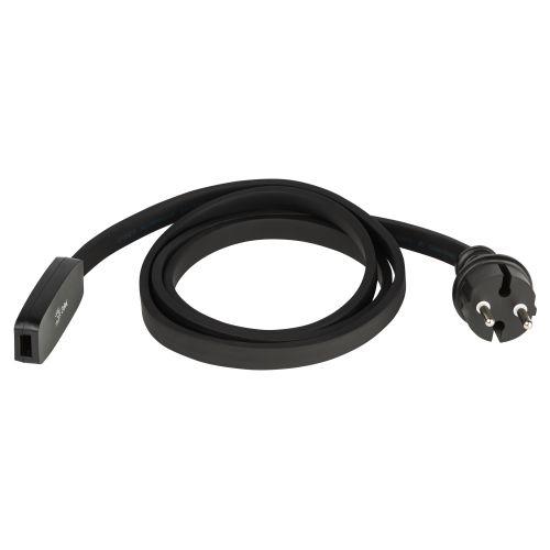 Фото товара ERABL- SET Набор для подключения Белт-лайт (шнур питания с вилкой+ коннектор, на 2 жил.), черны Б0049180