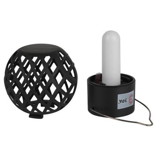 Светильник светодиодный садовый ERASF22-36 "Лампочка орнамент" 7см уличный подвесной на солнечн. батарее Б0053385