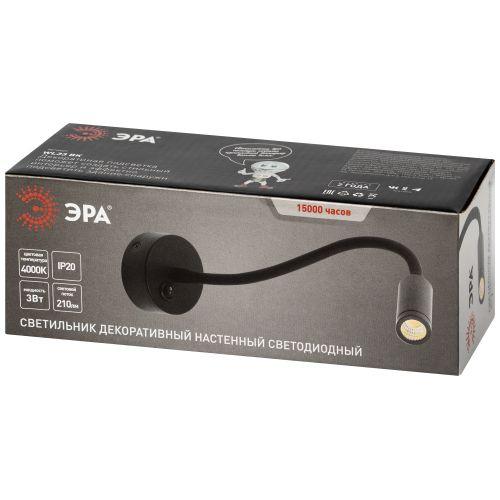 Светильник WL33 BK 3Вт IP20 настенный черн. Б0056391
