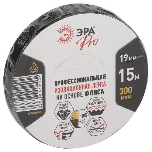 Изолента PRO PROFLEEC1915 на основе флиса 19мм х 15м, 0,3мм черная Б0057181