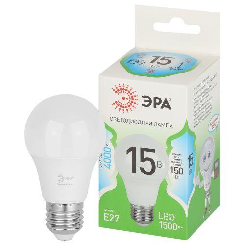 Лампа светодиодная LED 15 Вт 1500Лм 4000К груша нейтральный E27 220-240В LED A60-15W-840-E27 Green Line Б0067128