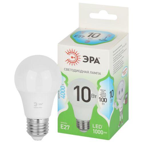 Лампа светодиодная LED 10 Вт 1000Лм 4000К груша нейтральный E27 220-240В LED A60-10W-840-E27 Green Line Б0067135