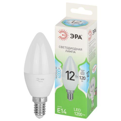 Лампа светодиодная LED 12 Вт 1200Лм 4000К свеча нейтральный E14 220-240В LED B35-12W-840-E14 Green Line Б0067140