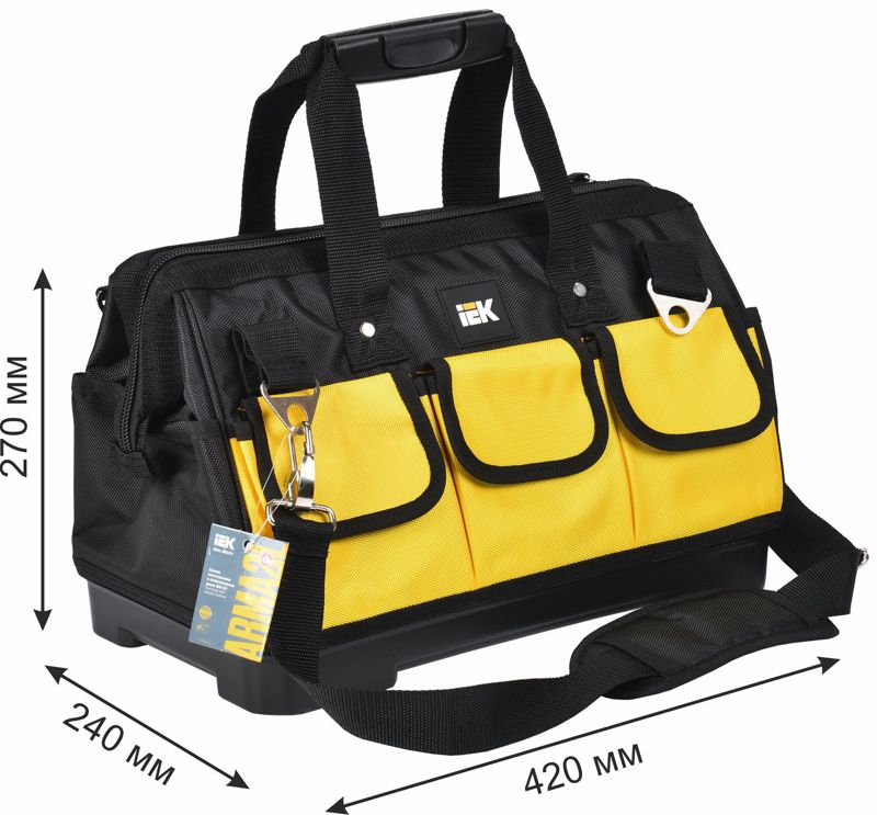 Фото товара Сумка монтажника с пластиковым дном BG-03 ARMA2L 5 A2L5-BG12-03-K02