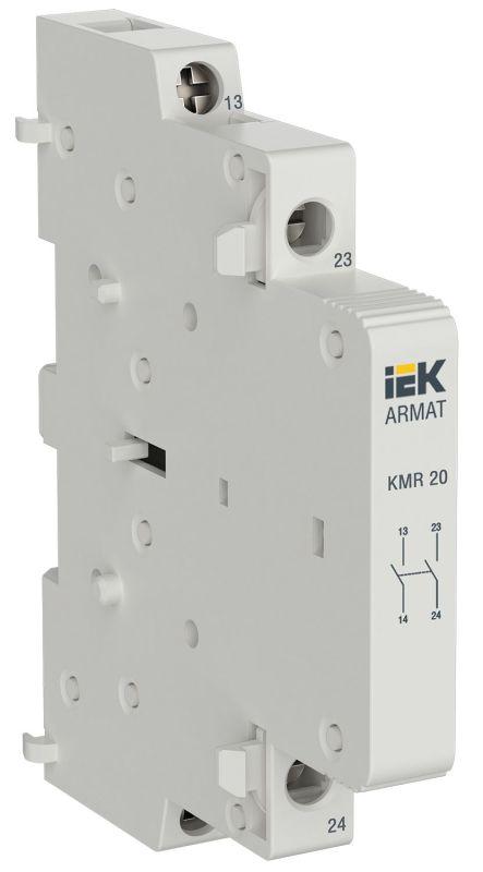 Фото товара ARMAT Дополнительный контакт для KMR 2НО IEK AR-AUX-SCR-20-240-415