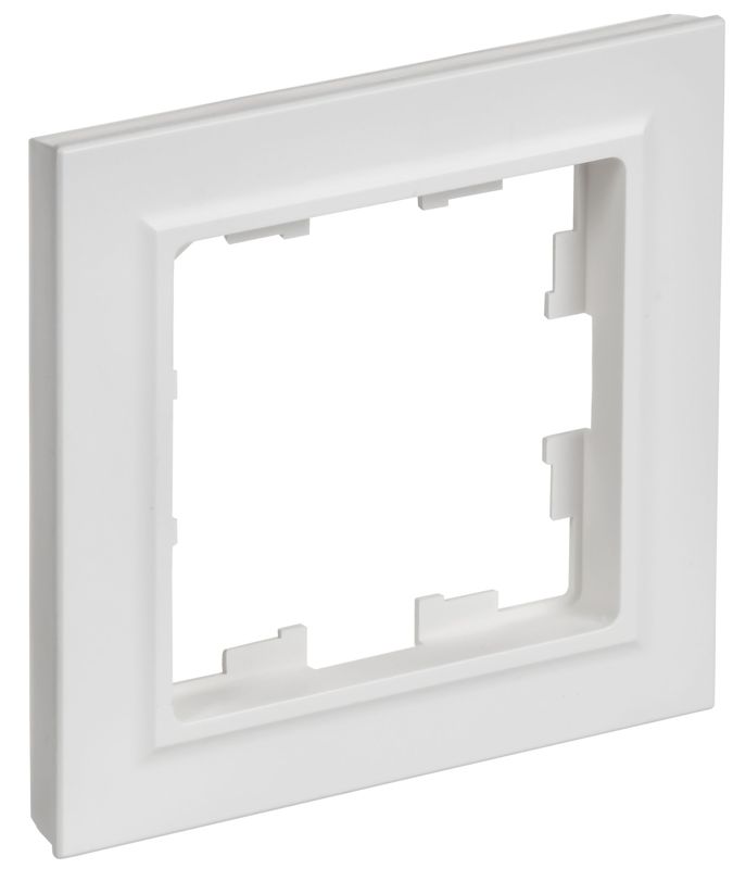 BRITE Рамка 1-местная РУ-1-БрАБ арктический белый IEK BR-M12-K91