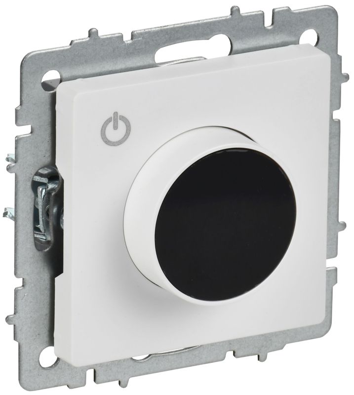 BRITE Термостат электронный с индикацией ТС10-1-БрАБ арктический белый IEK BR-RT11-K91